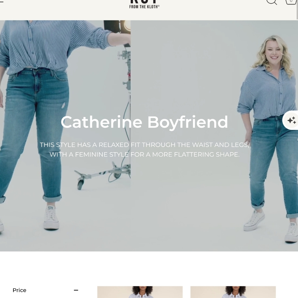 Kut from the Kloth Jeans Boyfriend Style Catherine - Picture 8 of 9